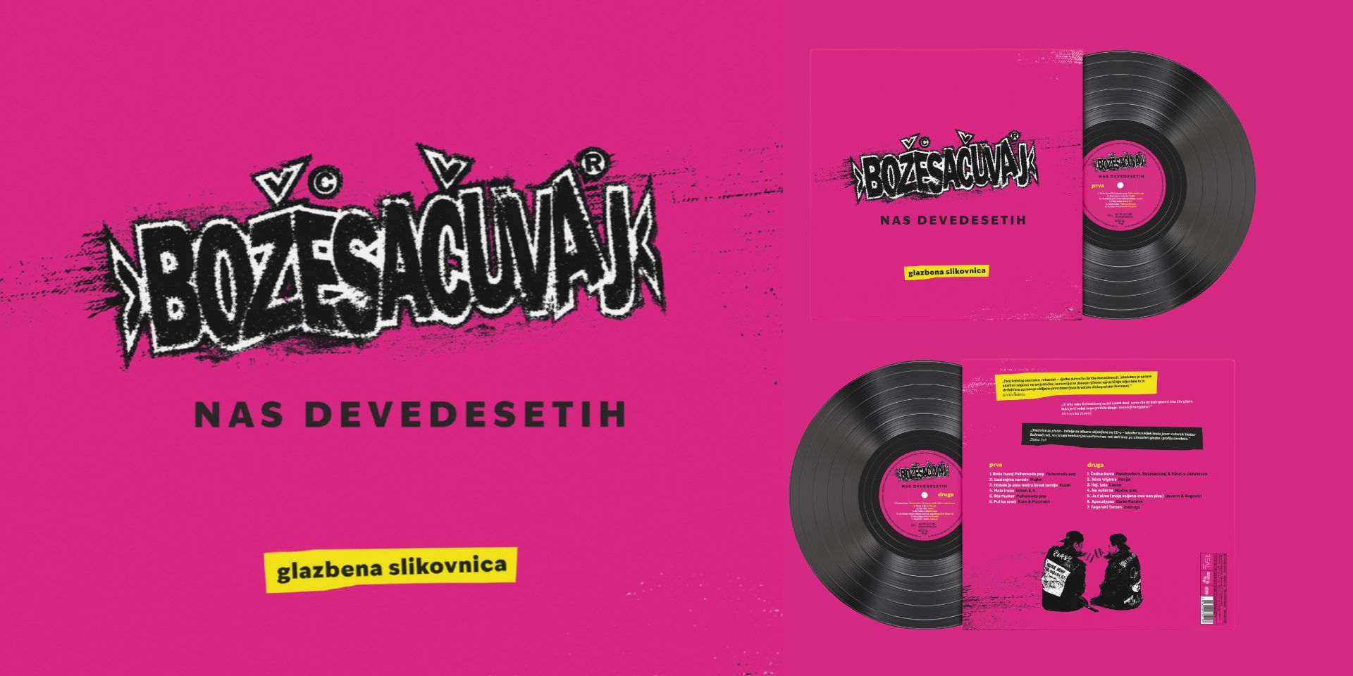 Kompilacija "Božesažuvaj nas devedesetih" dostupna je na vinilU!
