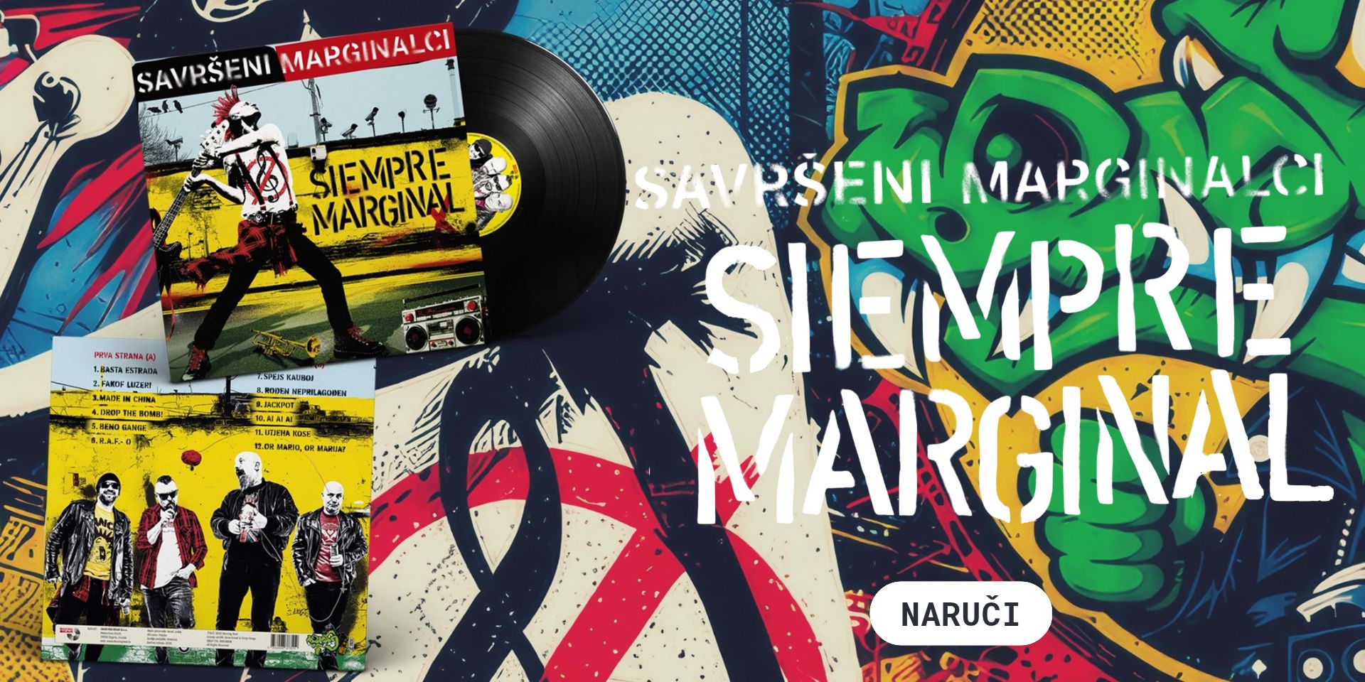 Jedan od najboljih albuma godine "SIEMPRE MARGINAL" je sada i na vinilu!