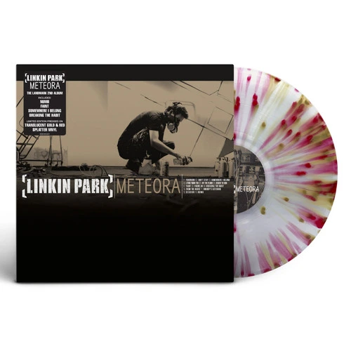 LINKIN PARK – METEORA gold & red splatter vinyl  LP