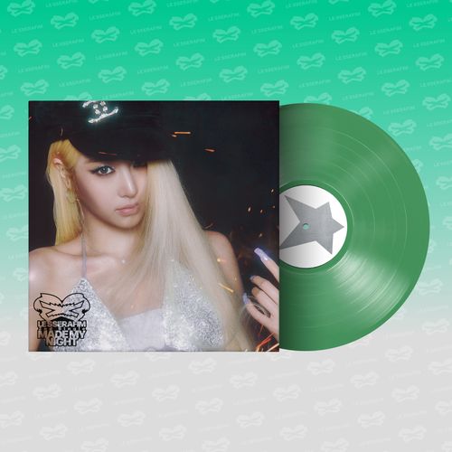 LA SSERAFIM – MADEMY NIGHT LA SSERAFIM 2ND spring green vinyl LP