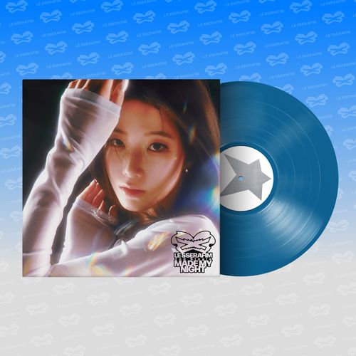 LA SSERAFIM – MADEMY NIGHT LA SSERAFIM 2ND sky blue vinyl LP