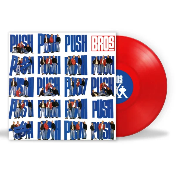 BROS – PUSH red transparent vinyl LP