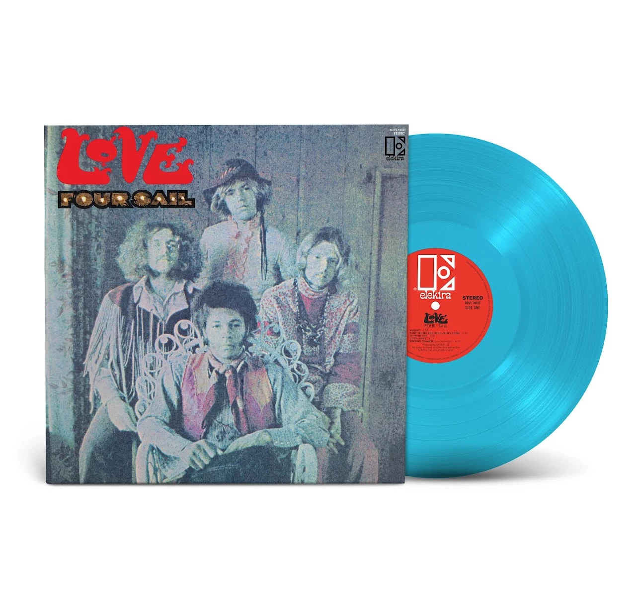 LOVE - FOUR SAIL blue vinyl LP