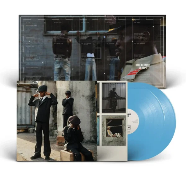 EZRA COLLECTIVE – HERE BECAUSE OF HOPE ocean blue vinyl LP2