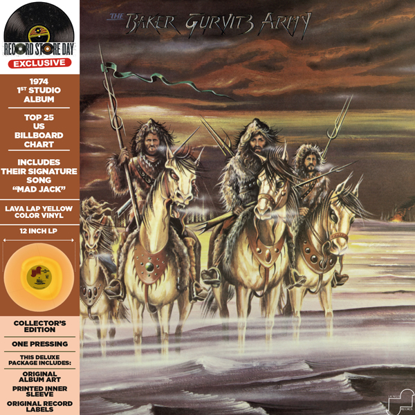 BAKER GURVITZ  ARMY – BAKER GURVITZ ARMY yellow   LP