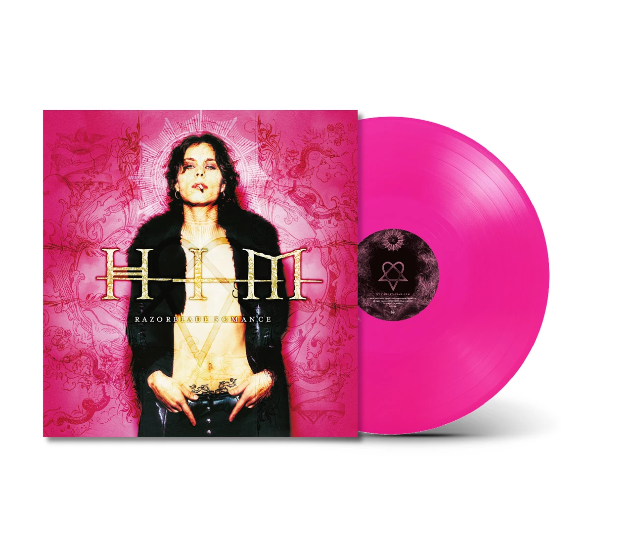 HIM - RAZORBLADE ROMANCE magenta vinyl LP