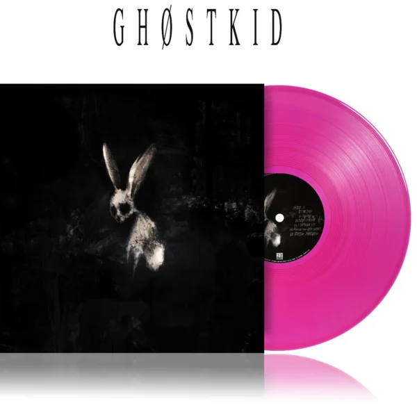 GHOSTKID – FOLLOW THE WHITE RABBIT neon pink vinyl LP